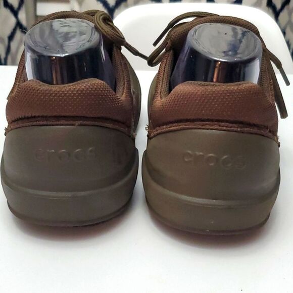 Unisex Crocs, velocity comfort work shoes, lace up. W-8/M-6 - Picture 4 of 9